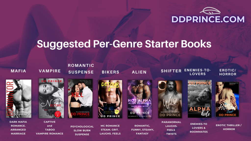 per genre starter books for DD Prince